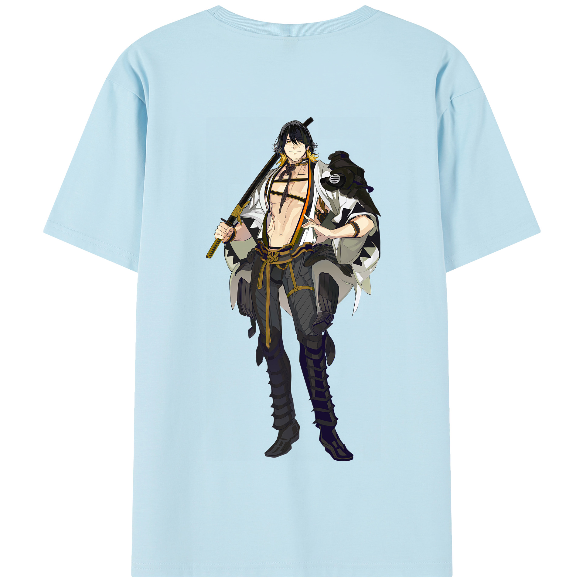 （画像用） 刀剣乱舞 Touken Ranbu 綿100％半袖Tシャツ（背面プリント）